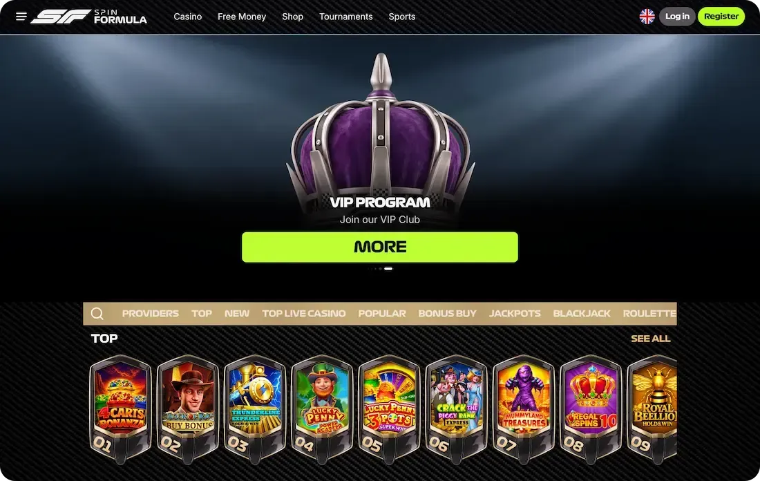spinformula casino site
